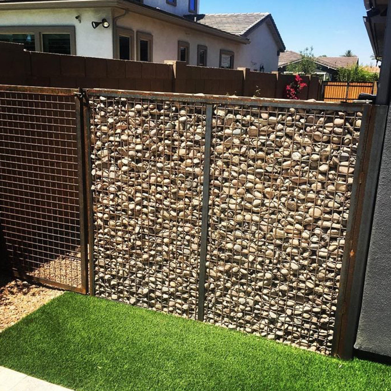 Metal Gabion Fence
